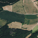 Die Lage von Heidelbach im Orthofoto