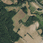 Die Lage von Stückhof im Orthofoto