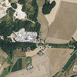 Die Lage von Bahnhof im Orthofoto