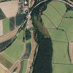 Die Lage von Lingelbach im Orthofoto