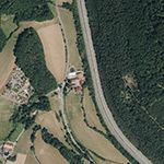 Die Lage von Ulbrichsmühle im Orthofoto