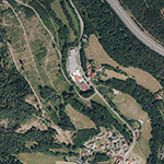 Die Lage von Alte Waldschmiede im Orthofoto