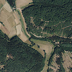 Die Lage von Hatjeloh im Orthofoto
