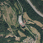 Die Lage von Hüttenmühle im Orthofoto