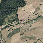 Die Lage von Hartmühle im Orthofoto