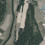 Die Lage von Humbenroth im Orthofoto