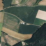 Die Lage von Schnegelshof im Orthofoto