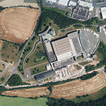 Die Lage von Schwerzelfurt im Orthofoto