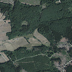 Die Lage von Glasebach im Orthofoto