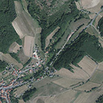 Die Lage von Forsthaus Günsterode im Orthofoto