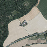 Die Lage von Kuhmannsheide im Orthofoto