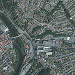 Die Lage von Bachmühle im Orthofoto