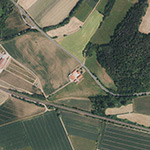 Die Lage von Leimbachs Hof im Orthofoto