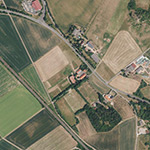 Die Lage von Hof Hess im Orthofoto
