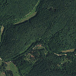 Die Lage von Geudelbach im Orthofoto