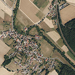 Die Lage von Schwalmmühle im Orthofoto
