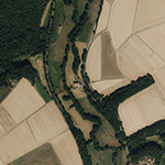 Die Lage von Bruchmühle im Orthofoto