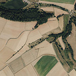 Die Lage von Waldschmiede im Orthofoto