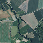 Die Lage von Siechenhaus im Orthofoto