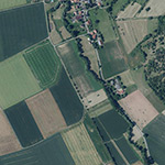 Die Lage von Gurthe im Orthofoto