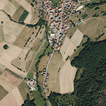 Die Lage von Kahlsmühle im Orthofoto