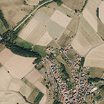 Die Lage von Wiegandsmühle im Orthofoto