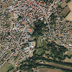 Die Lage von Wiesenmühle im Orthofoto