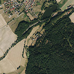 Die Lage von Fickelsmühle im Orthofoto