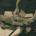 Die Lage von Lenzenmühle im Orthofoto