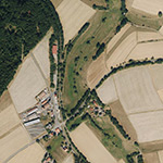 Die Lage von Grenf im Orthofoto