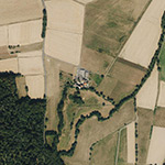 Die Lage von Eichenmühle im Orthofoto