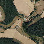Die Lage von Eggenhöfe im Orthofoto