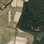 Die Lage von Kesingen im Orthofoto