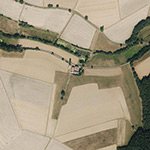 Die Lage von Kodenhof im Orthofoto