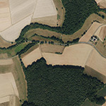 Die Lage von Kunegundenberg im Orthofoto