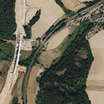 Die Lage von Sandmühle im Orthofoto
