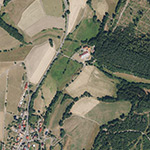 Die Lage von Steinmühle im Orthofoto