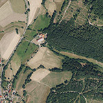 Die Lage von Süssebach im Orthofoto