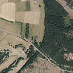 Die Lage von Zahnsberghof im Orthofoto