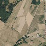 Die Lage von Huningerode im Orthofoto