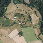 Die Lage von Schweizerhaus im Orthofoto