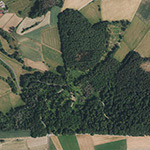 Die Lage von Ziegenrod im Orthofoto