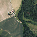 Die Lage von Gotswende im Orthofoto