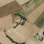 Die Lage von Grünhof im Orthofoto