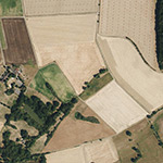 Die Lage von Haselhof im Orthofoto