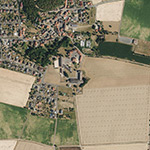 Die Lage von Falkenberg (Schloss) im Orthofoto