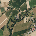 Die Lage von Harlermühle im Orthofoto