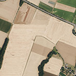 Die Lage von Siechenhaus im Orthofoto
