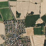 Die Lage von Hermannsburg im Orthofoto