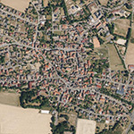 Die Lage von Bad Zwesten im Orthofoto